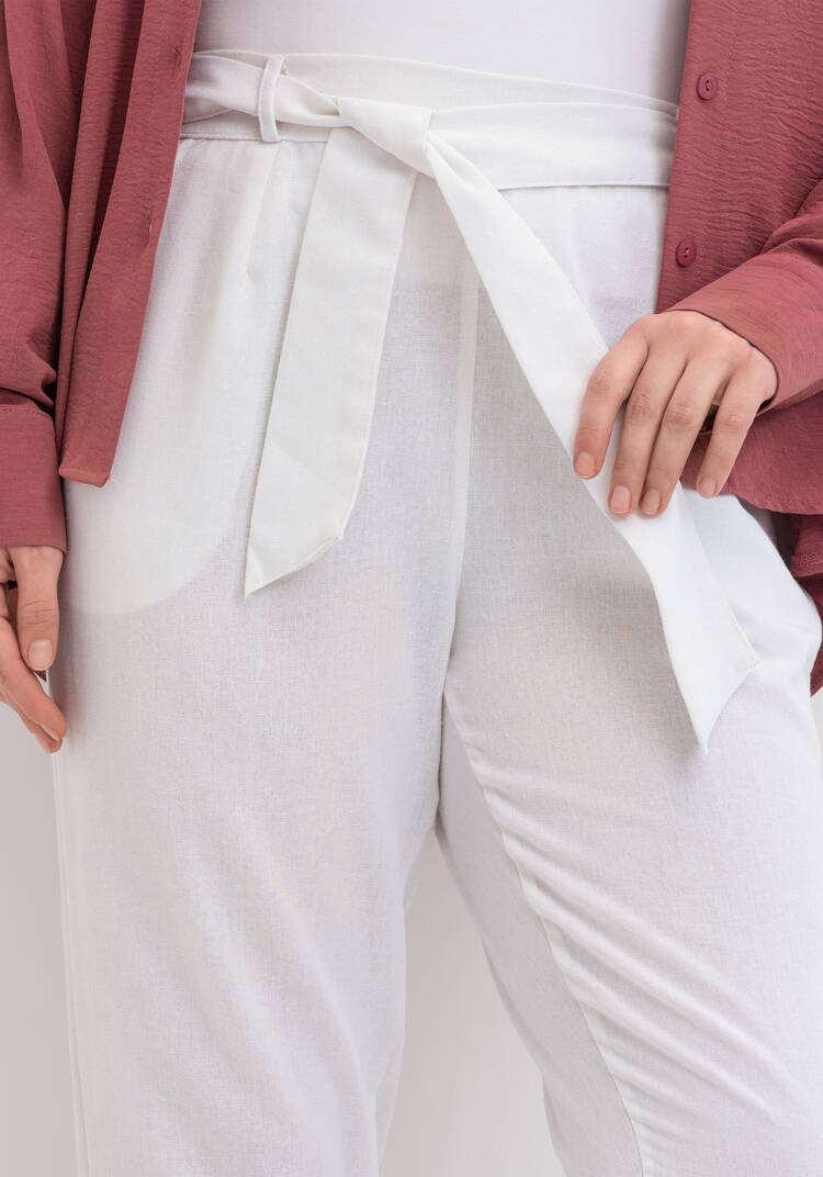 Брюки-бананы с завязками шир.  750, рис. 19