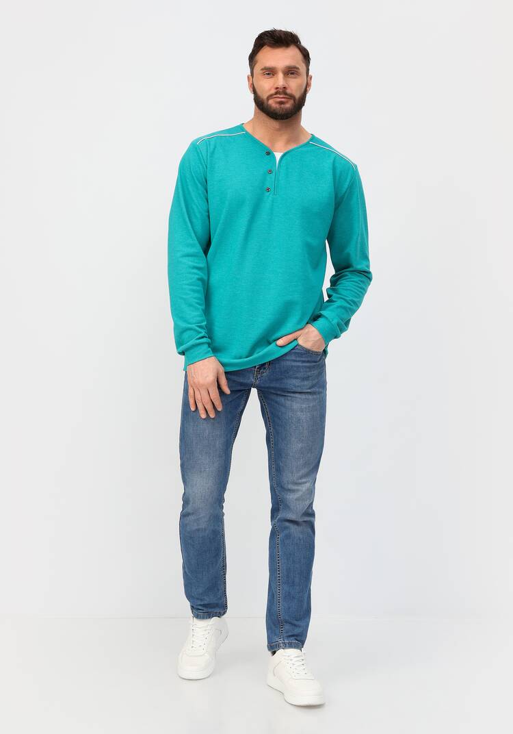 Лонгслив с контрастными кантами шир.  750, рис. 18