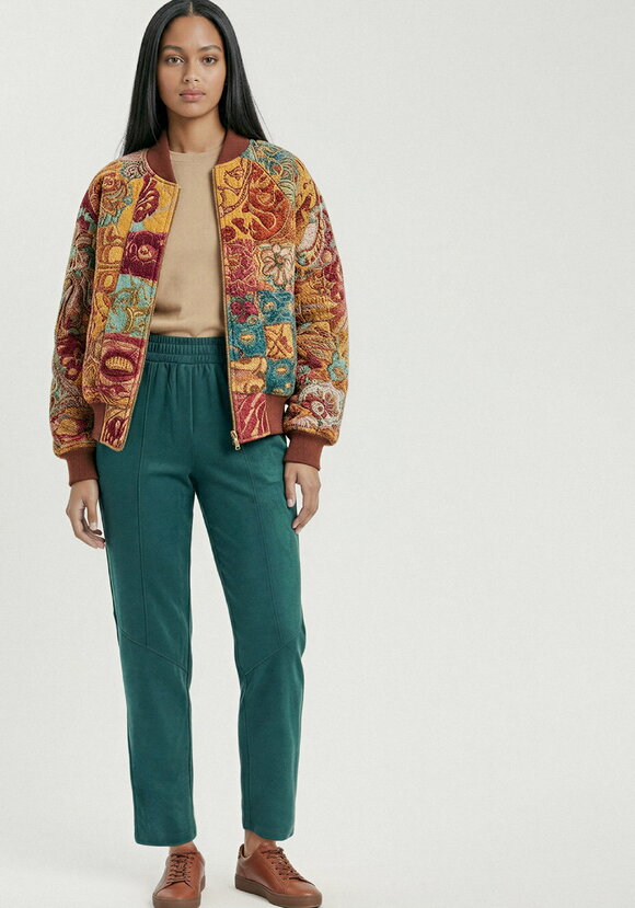 Брюки с фигурными рельефами шир.  580, рис. 9