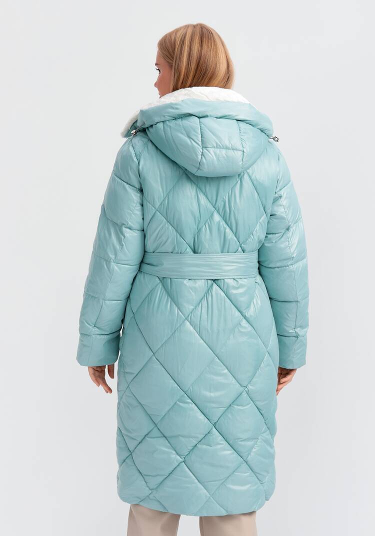 Пуховик со съемным капюшоном Адель шир.  750, рис. 3