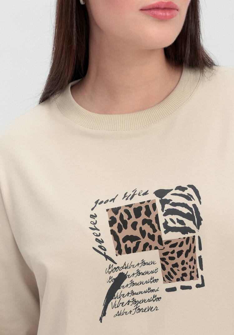 Комплект (брюки и свитшот с принтом) шир.  750, рис. 34