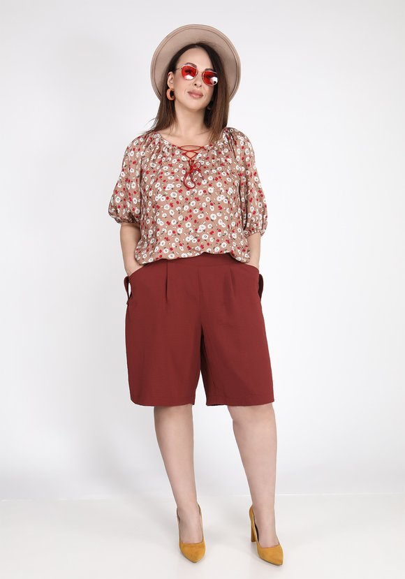 Шорты бермуды с карманами и патами шир.  580, рис. 7