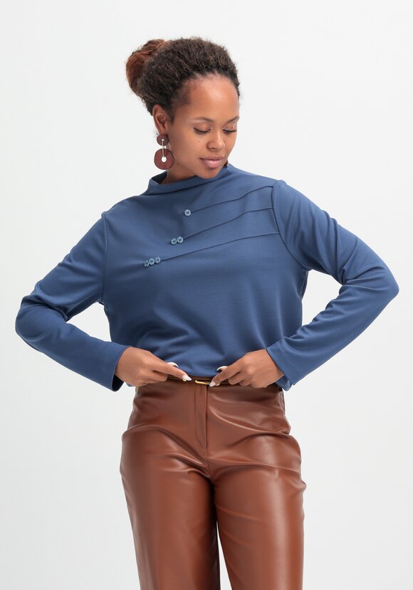 Туника свободного кроя с декором на груди шир.  580, рис. 1