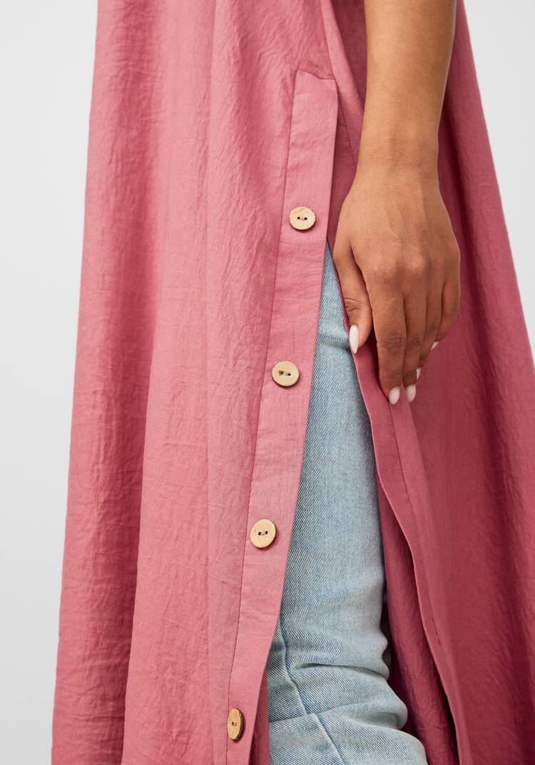 Удлиненная туника с разрезами шир.  750, рис. 5