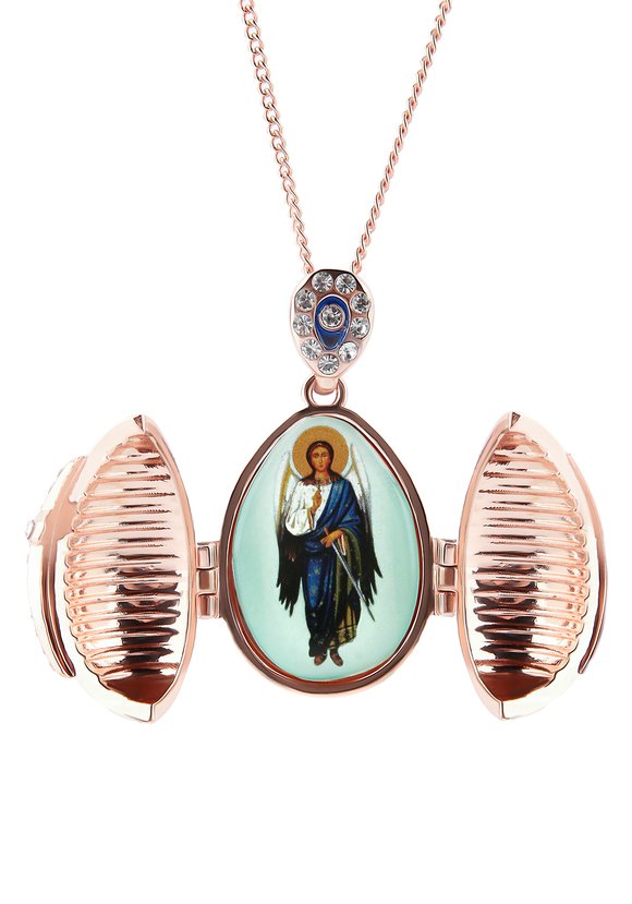 Медальон на цепочке Ангел Хранитель шир.  580, рис. 3