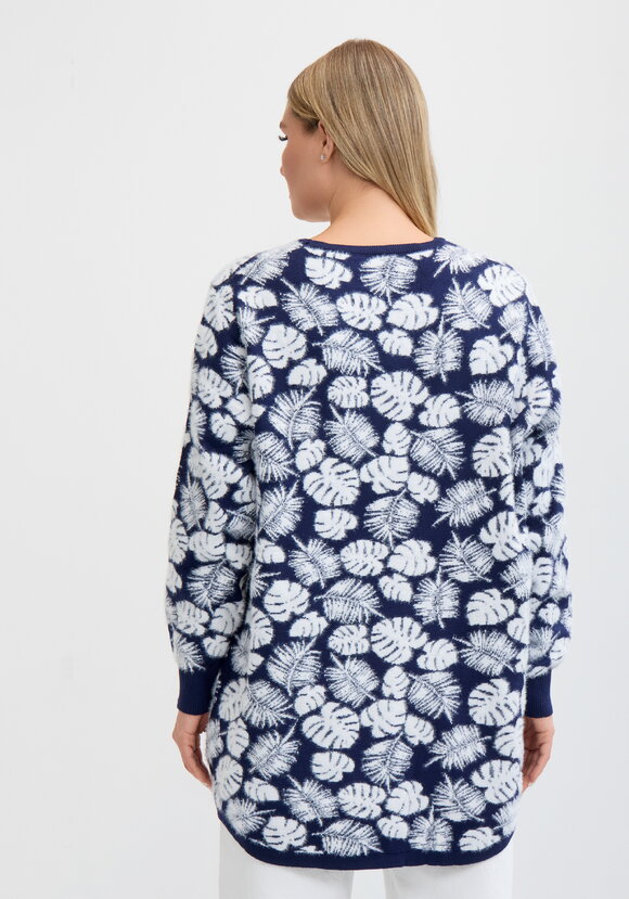 Туника пушистая с принтом шир.  580, рис. 62