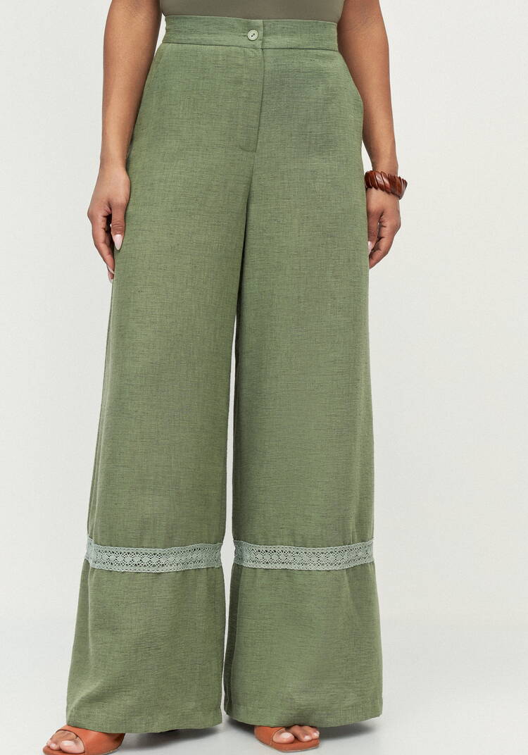 Брюки с вставками кружева Светлана шир.  750, рис. 12