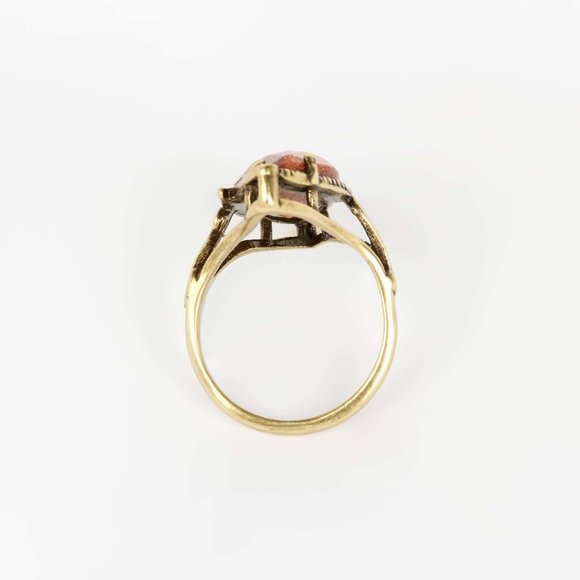 Комплект (серьги, кольцо) Капля авантюрина шир.  580, рис. 12