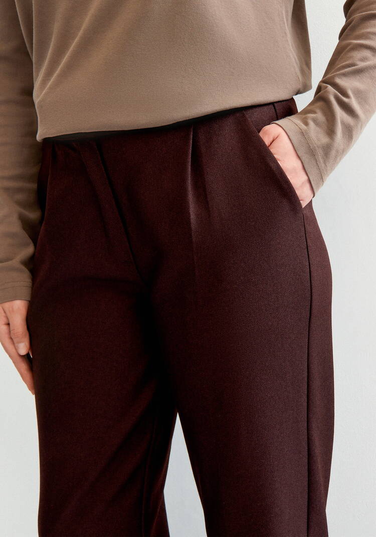 Брюки с защипами прямые шир.  750, рис. 4