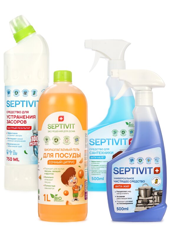 Набор для уборки Чистый дoм шир.  580, рис. 1