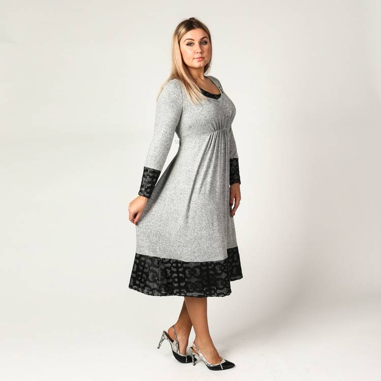 Платье с завышенной талией шир.  750, рис. 3