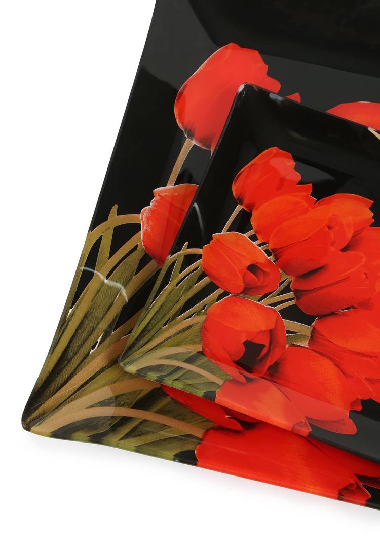 Набор из 6 тарелок и 1 блюда шир.  750, рис. 16