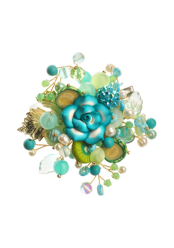 Брошь Аромат весенних роз шир.  580, рис. 5