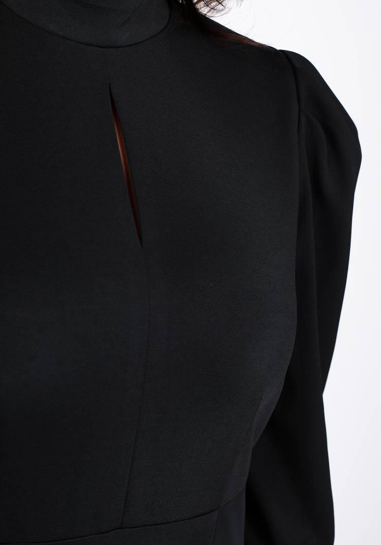 Платье прилегающее с шифоновым рукавом шир.  750, рис. 8