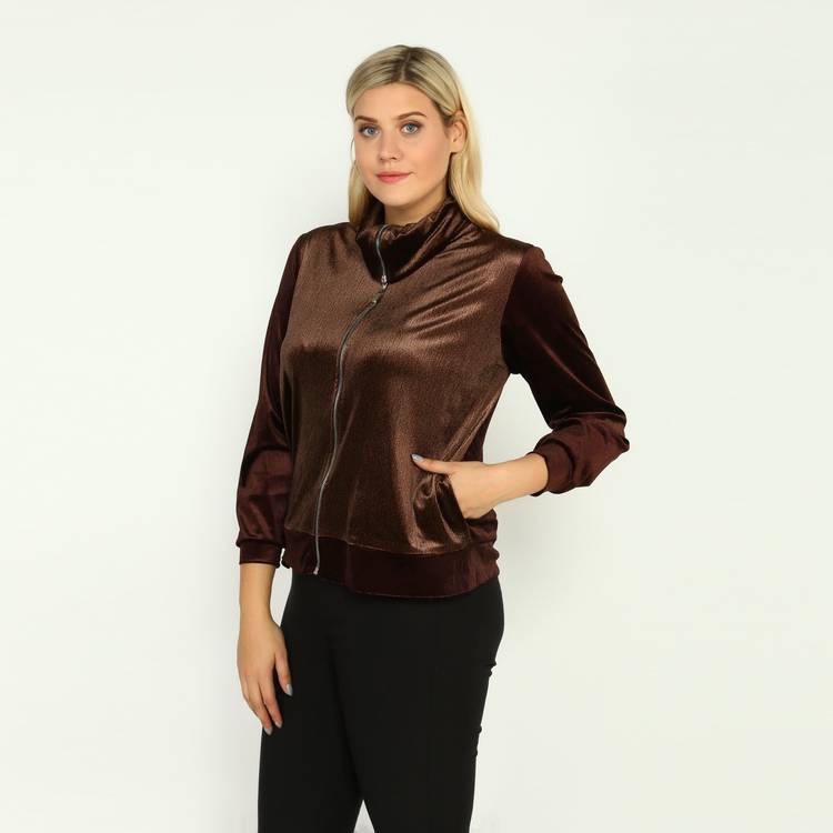 Куртка из комбинированного велюра шир.  750, рис. 7