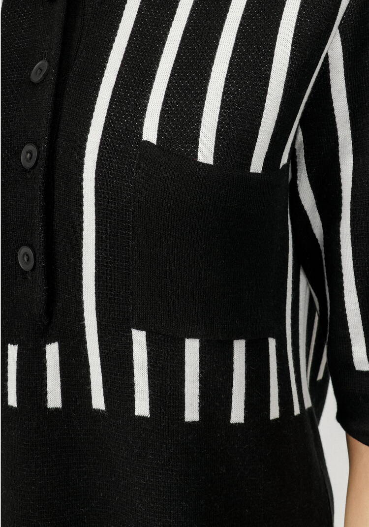 Джемпер-поло с вертикальной полосой шир.  750, рис. 22