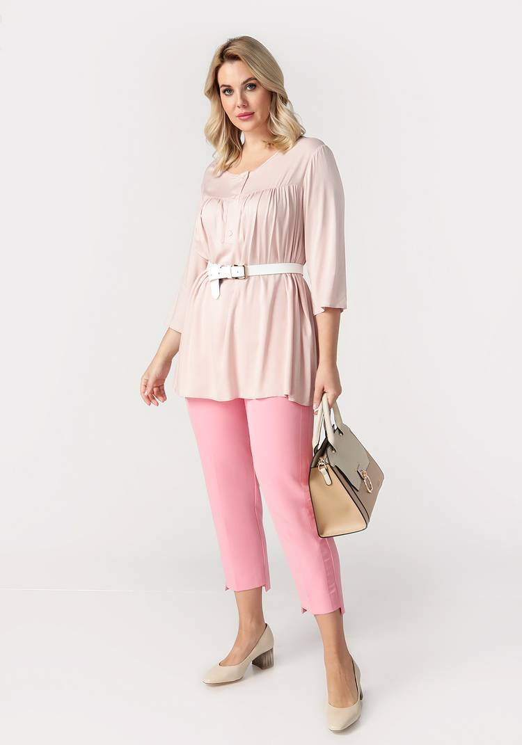 Блуза свободного кроя на пуговичках шир.  750, рис. 18