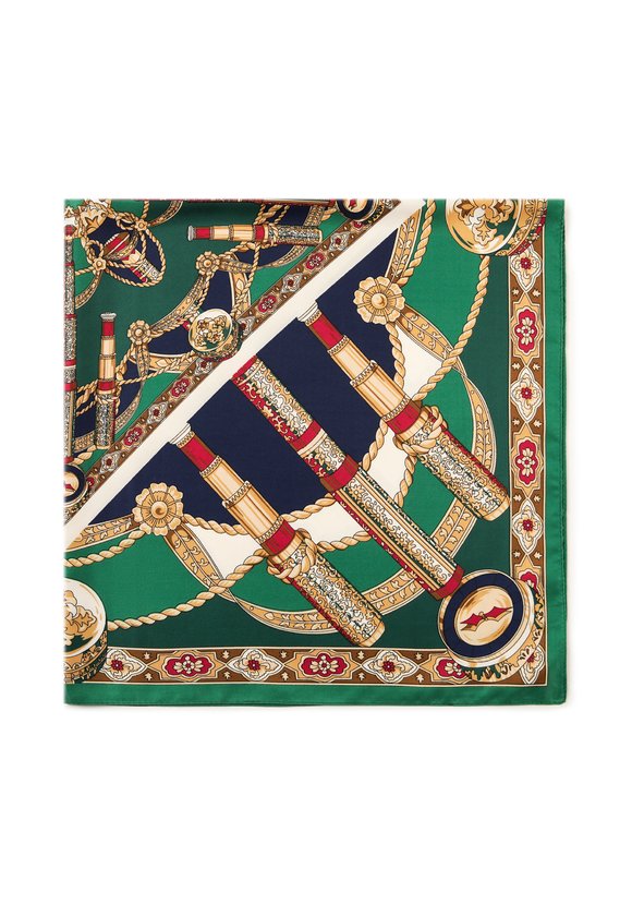 Платок шелковый Лиона шир.  580, рис. 5