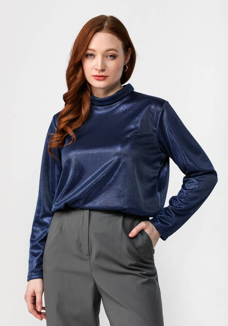 Водолазка с люрексом шир.  750, рис. 13