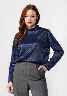 Водолазка с люрексом