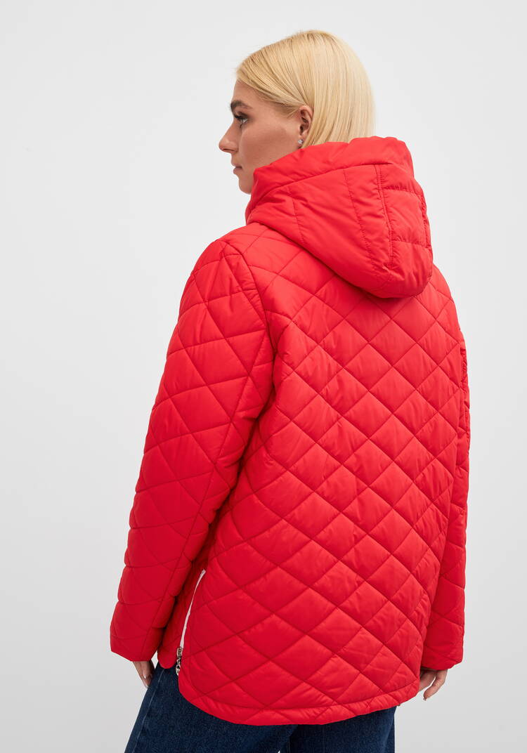 Куртка с контрастной молнией Вероника шир.  750, рис. 3