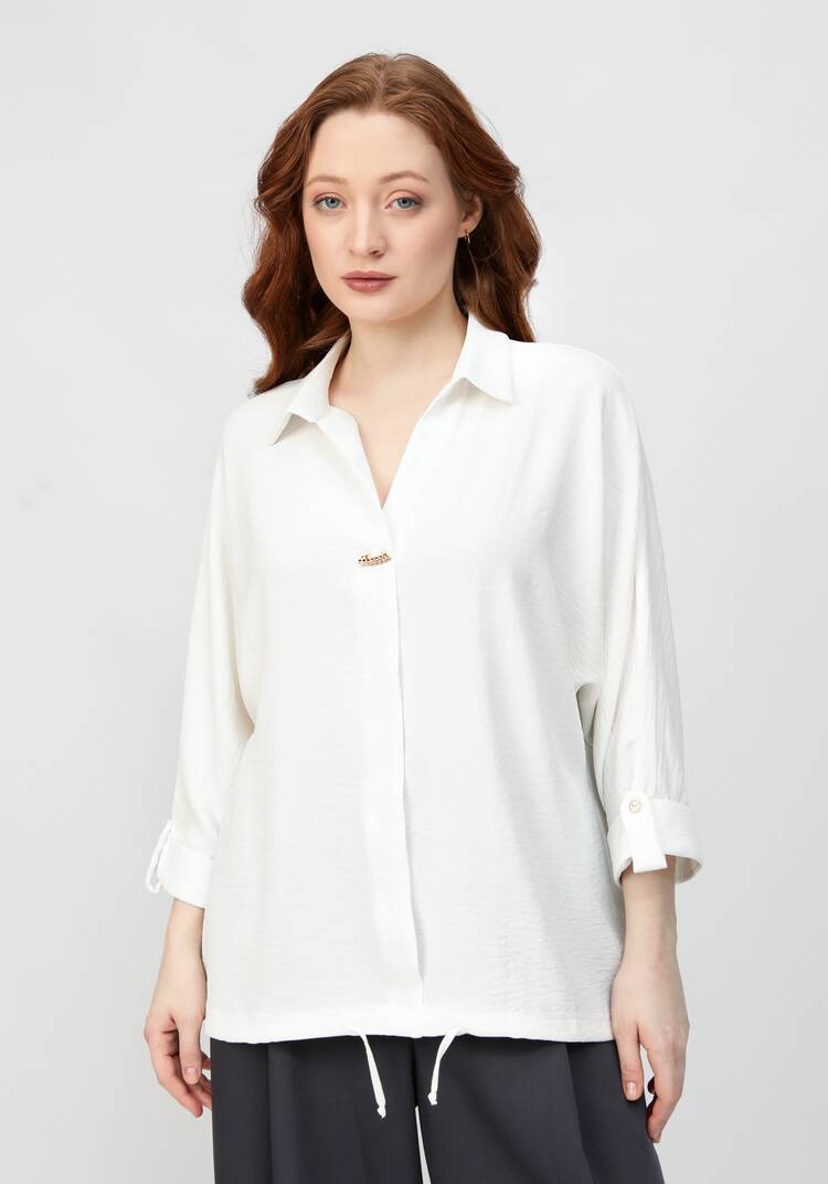 Блуза с патой на рукавах шир.  750, рис. 16