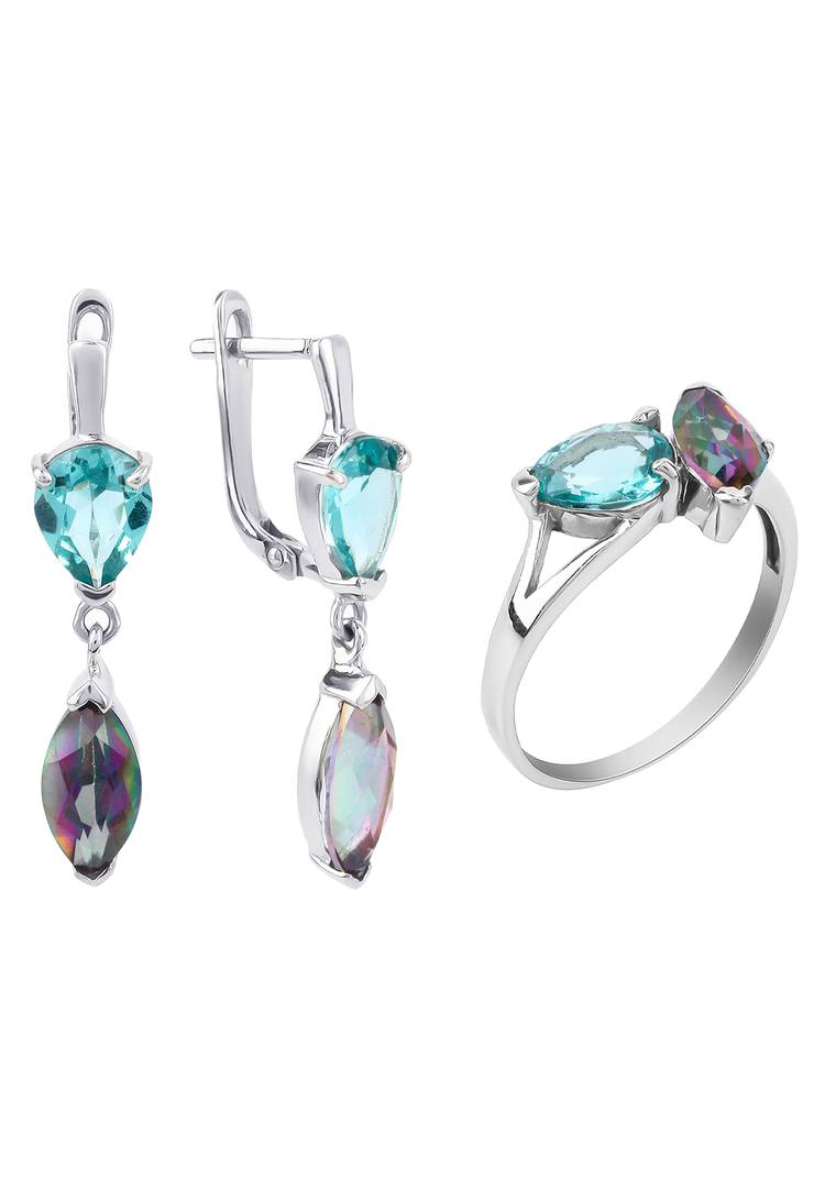 Набор сер.(серг+кол)Мечтательное настроение шир.  750, рис. 4