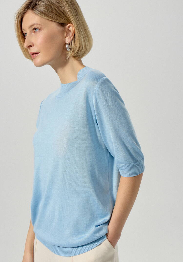 Джемпер женский с рукавом до локтя шир.  750, рис. 33