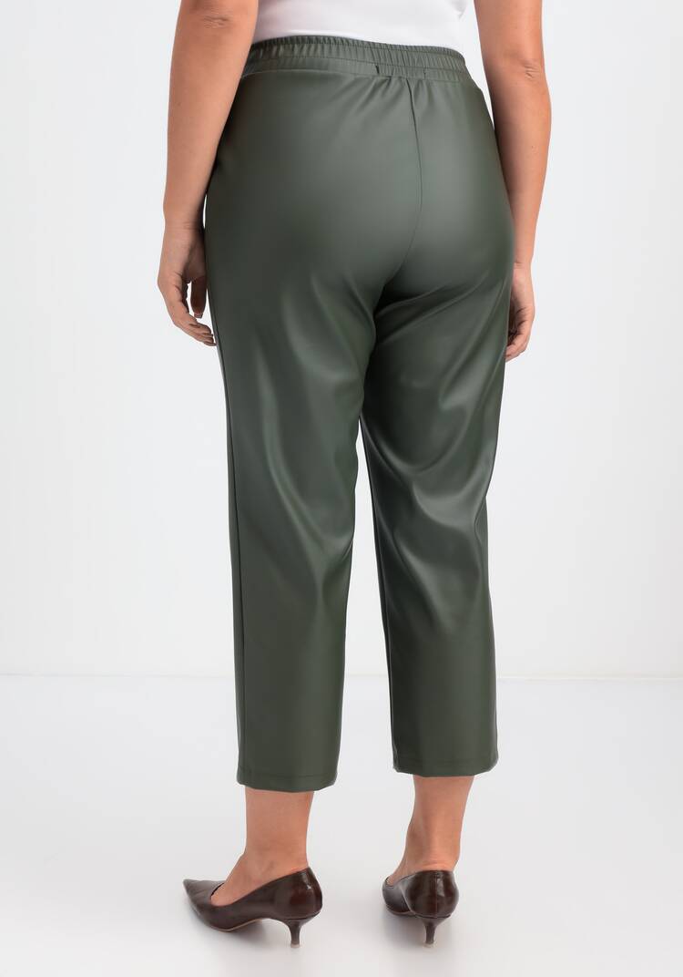 Брюки из экокожи длиной 7/8 шир.  750, рис. 21