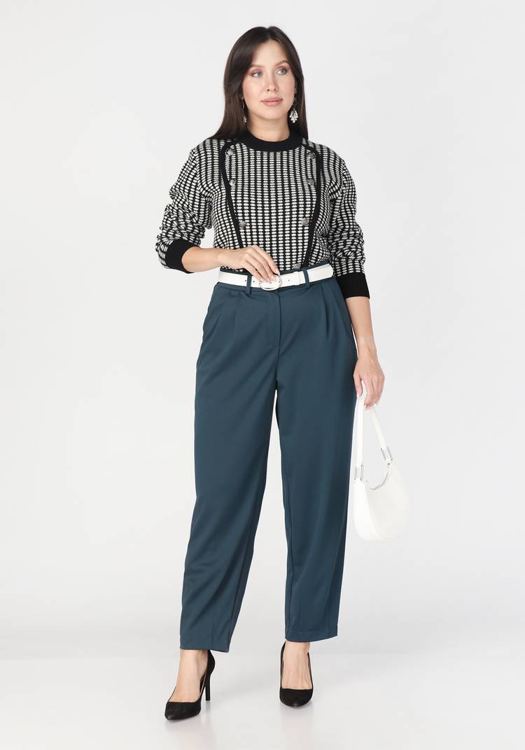 Джемпер с пуговицами декоративными шир.  750, рис. 3