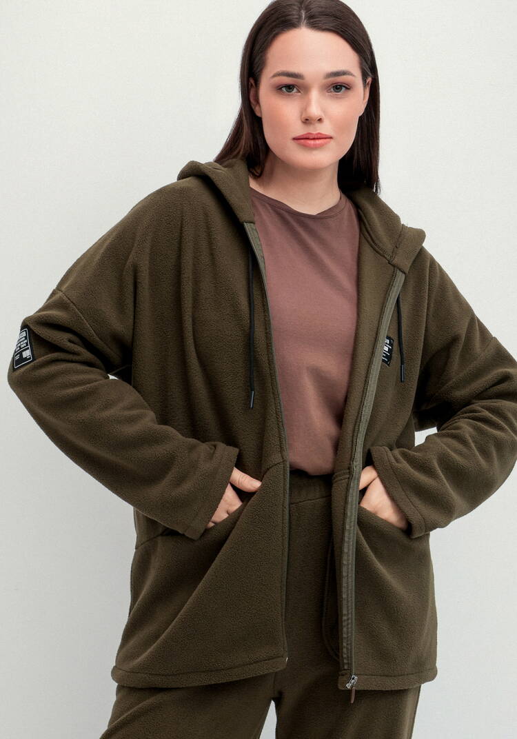 Толстовка из флиса с нашивкой на груди шир.  750, рис. 28