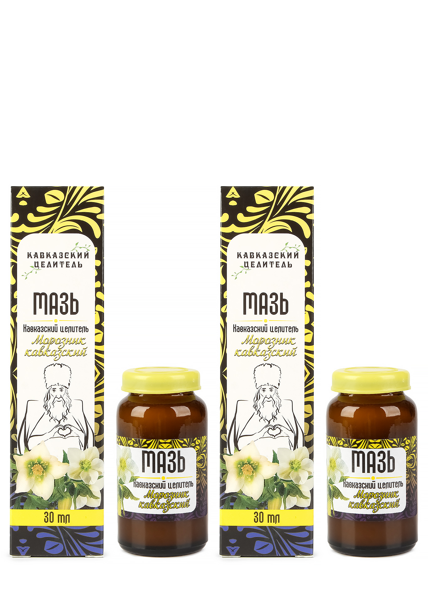

Мазь «Морозник» при переломах и язвах, 2 шт.