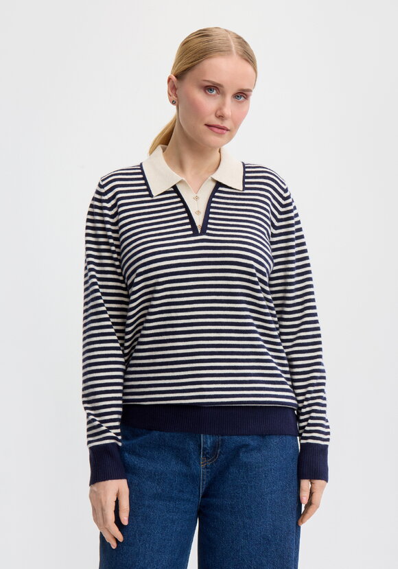 Трикотажный джемпер в полоску шир.  580, рис. 4