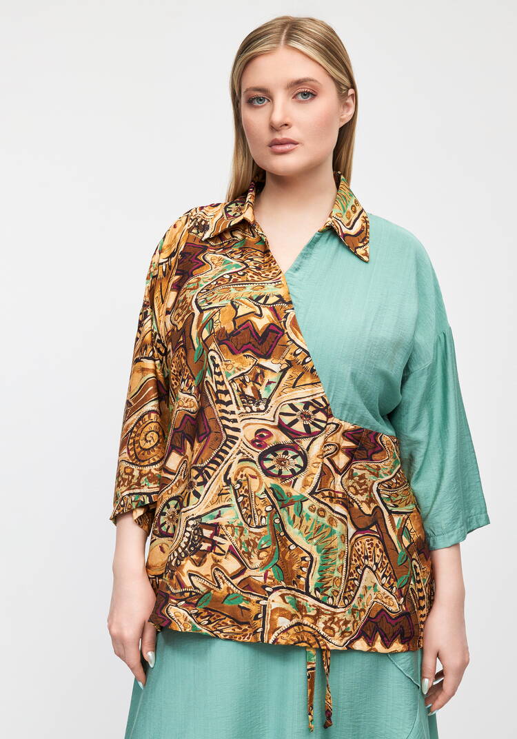 Блуза женская Зеркало души шир.  750, рис. 10