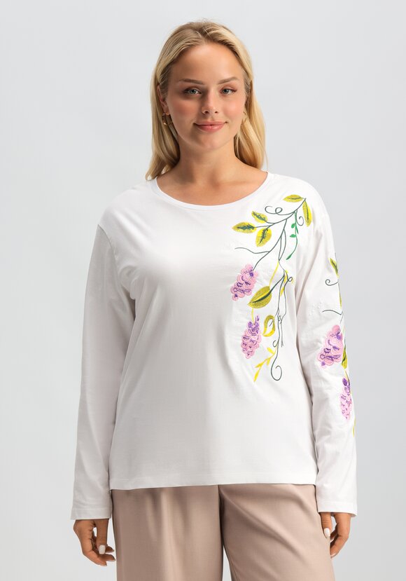 Лонгслив с вышивкой шир.  580, рис. 4