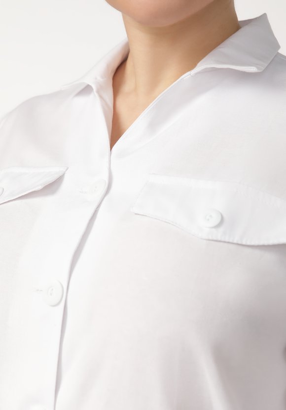 Жакет Сафари с накладными карманами шир.  580, рис. 12