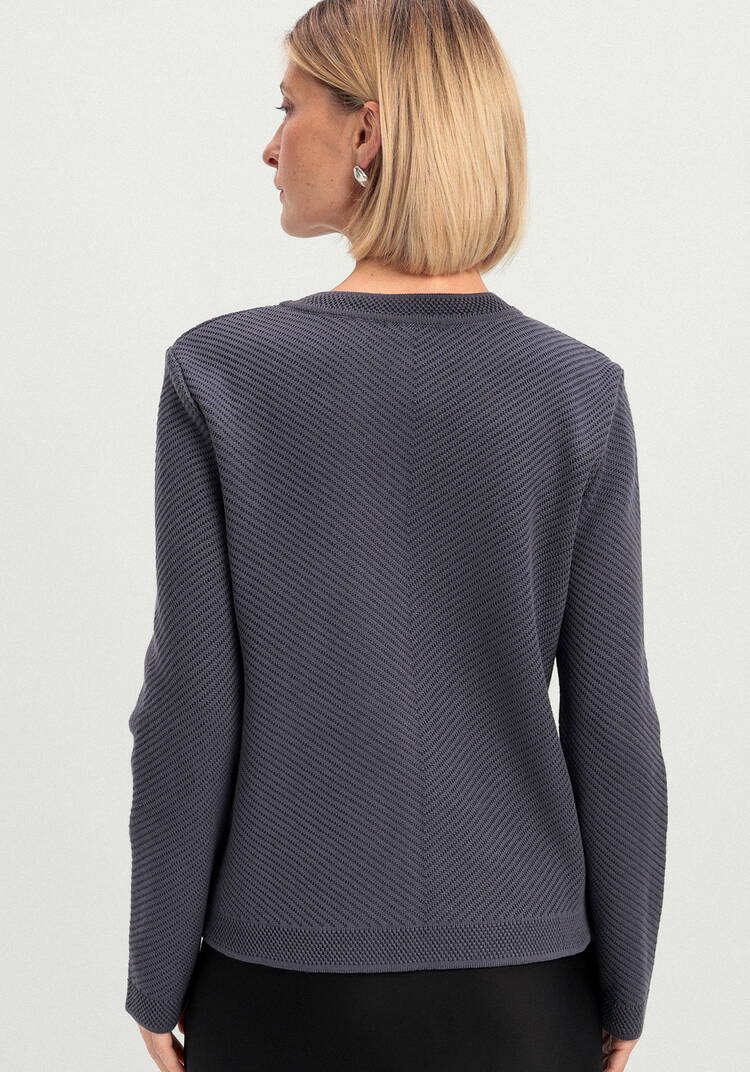 Жакет с акцентными пуговицами шир.  750, рис. 17