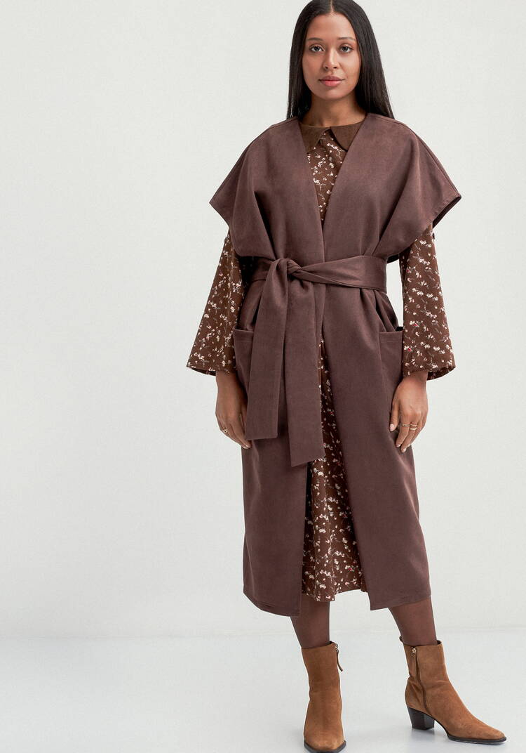 Жилет на запах со спущенным плечом шир.  750, рис. 4