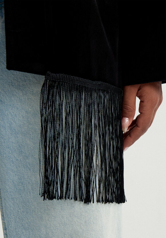 Кардиган с бахромой Мелани шир.  580, рис. 14