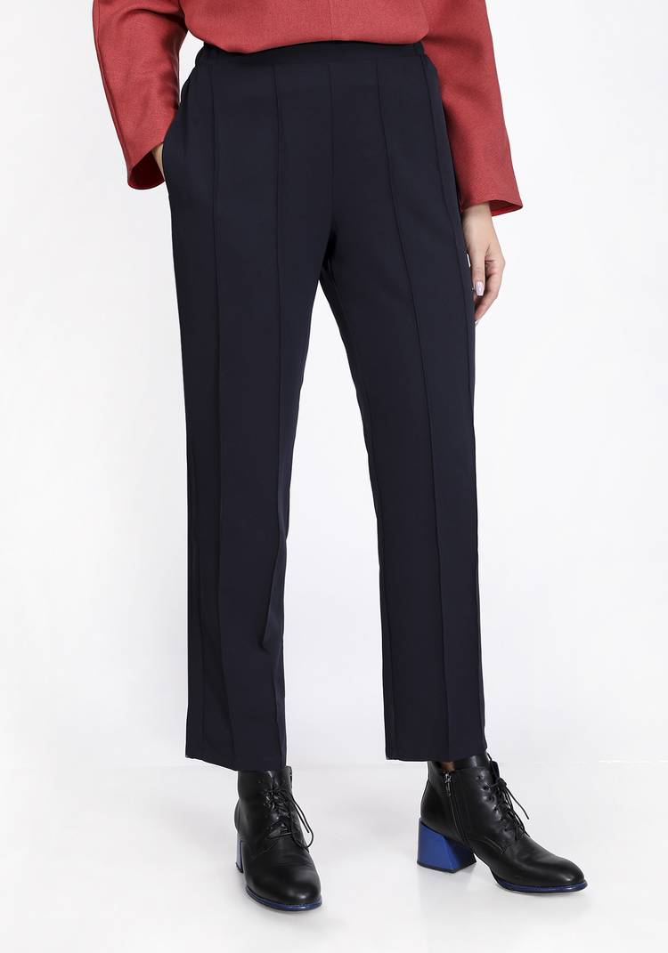 Брюки с декоративными отстрочками шир.  750, рис. 13