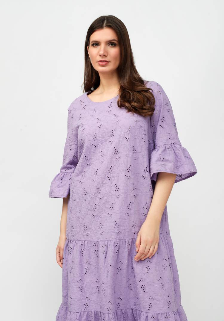 Платье из шитья свободного кроя шир.  750, рис. 3