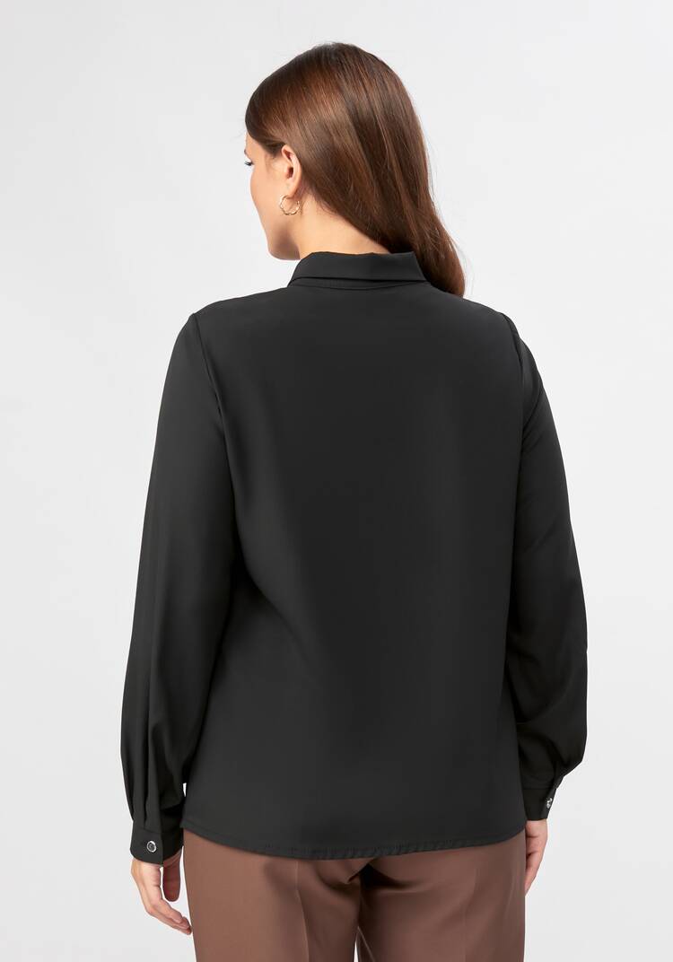 Блуза прямого кроя с ажурным кружевом шир.  750, рис. 18