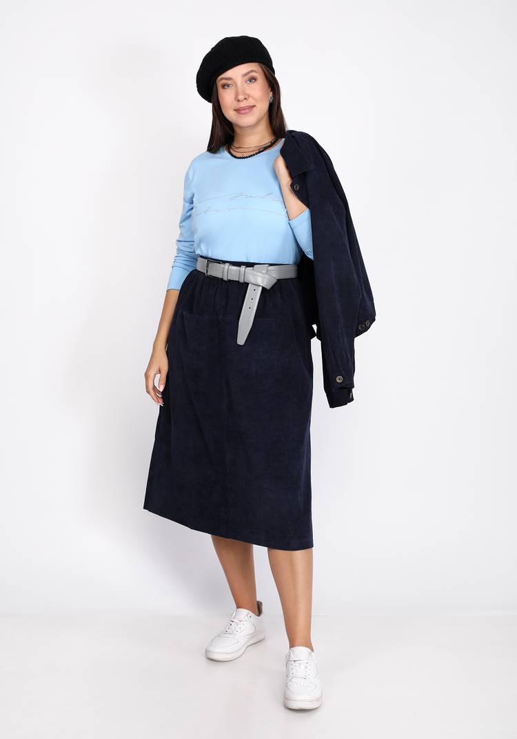 Футболка с длинным рукавом и принтом шир.  750, рис. 12