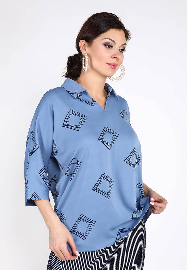 Блуза Обворожительная незнакомка шир.  750, рис. 18