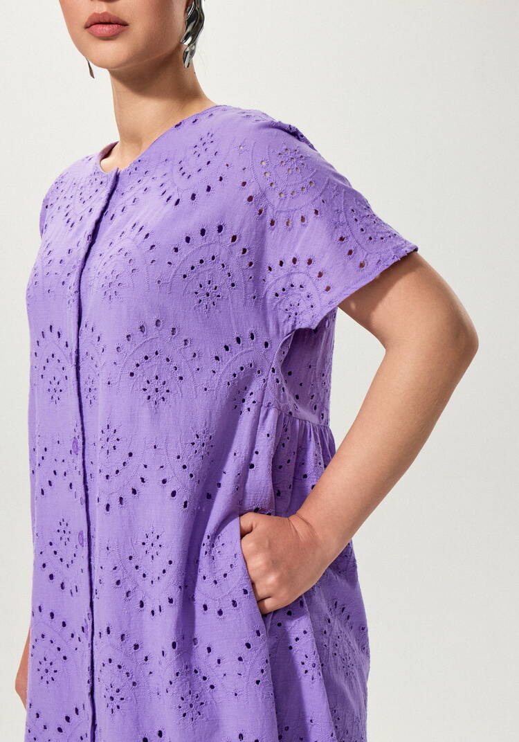 Платье ажурное с цельнокроеным рукавом шир.  750, рис. 22