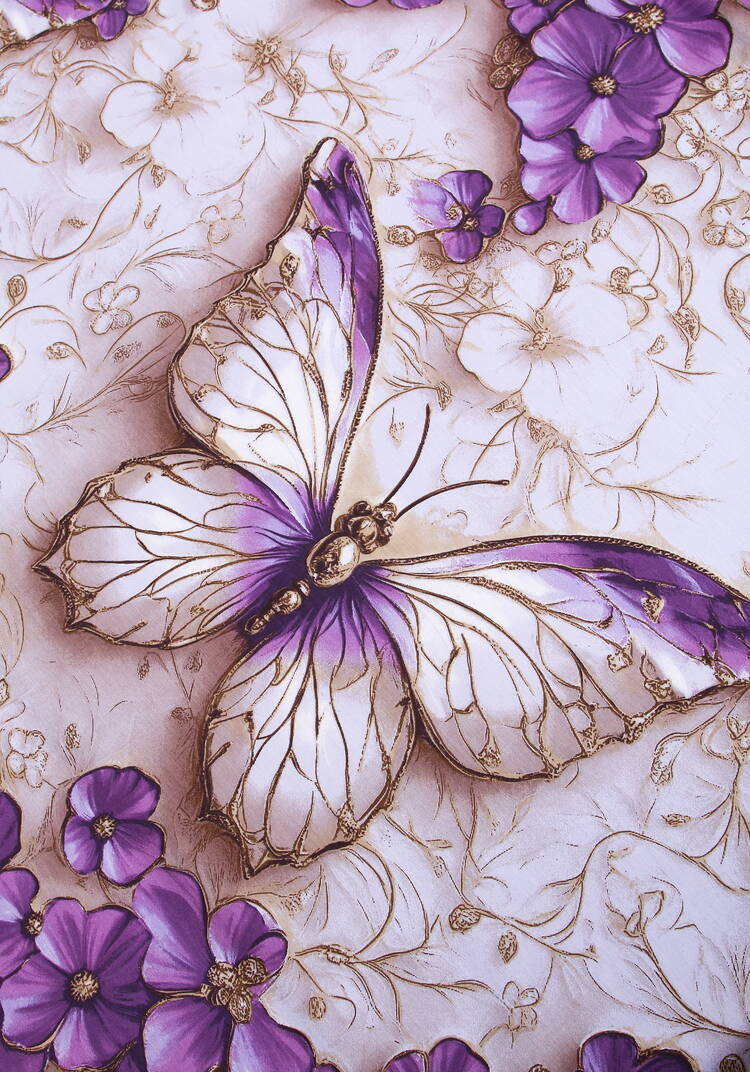 КПБ сатин Жемчужный сад шир.  750, рис. 5