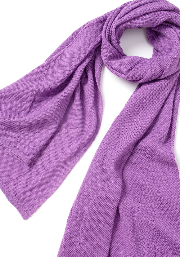 Палантин с нежным фактурным рисунком шир.  580, рис. 16