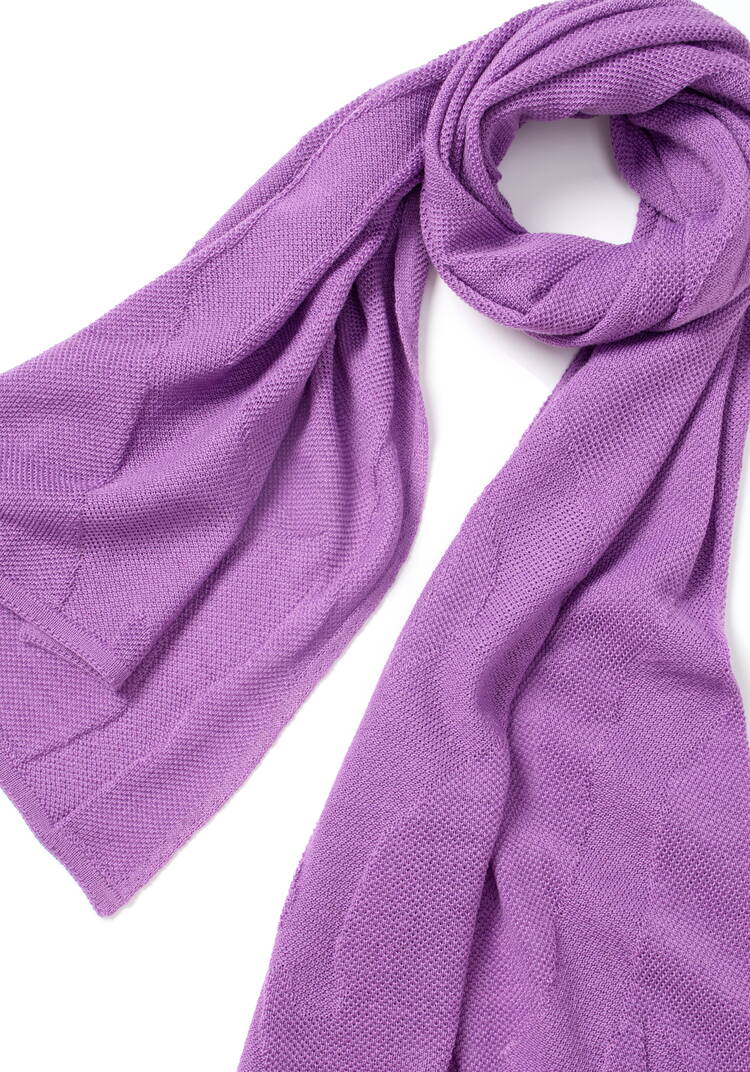 Палантин с нежным фактурным рисунком шир.  750, рис. 16