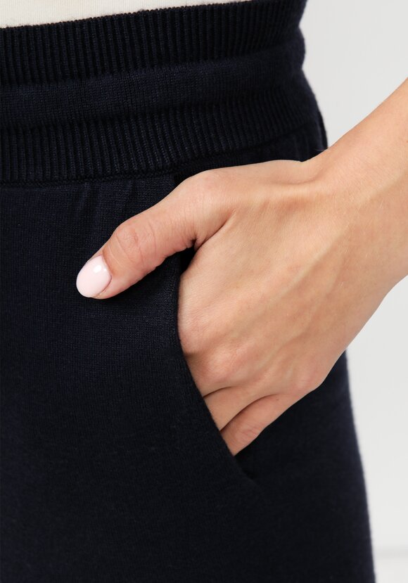 Брюки вязаные с подворотом по низу шир.  580, рис. 6