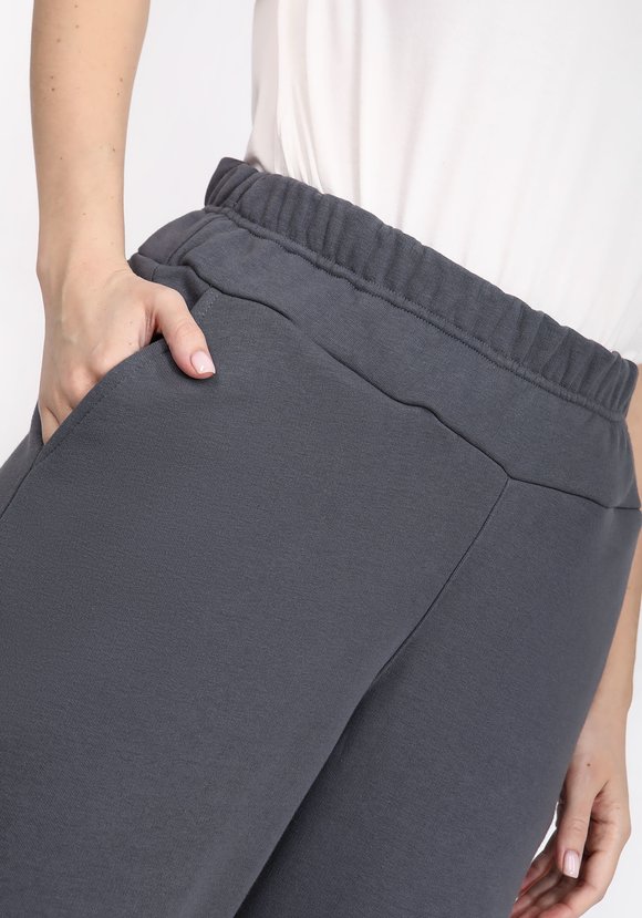 Брюки прямого силуэта с манжетами на резинке шир.  580, рис. 7